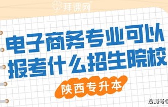 能不能报考电子商务专业