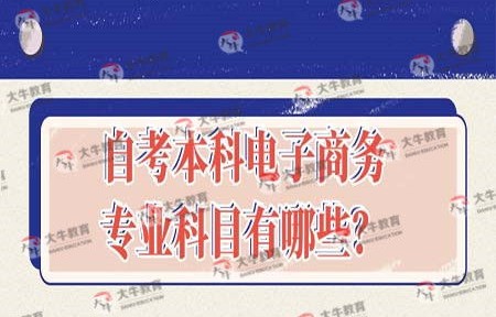 考电子商务哪个专业好考