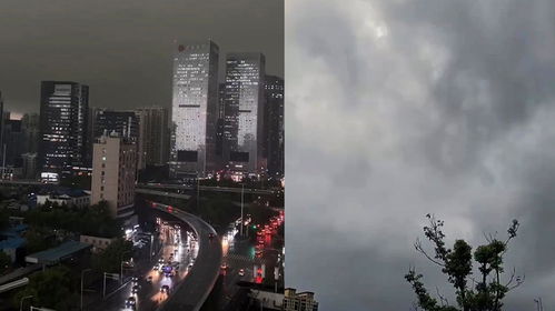 济南突降暴雨，一秒天黑，暴雨中的城市记忆